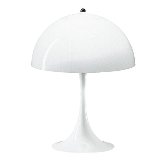 lâmpada de mesa Panton Hella branco